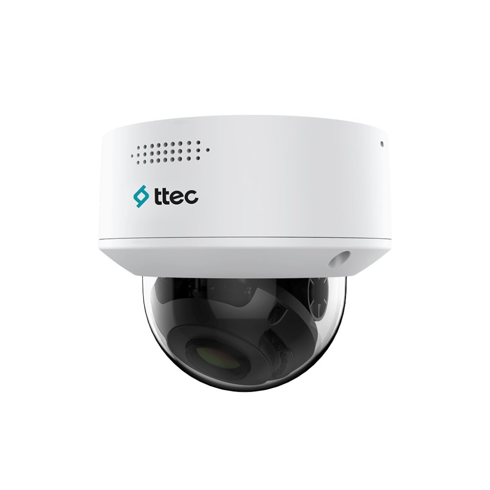 Ttec Ipdp-2330L-Mz 2Mp 2.8-12Mm Motorize 30Mt Dahi̇li̇ Sesli̇ H265+ Ip67 Smart Led Ip Dome Kamera