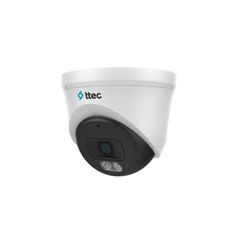 Ttec Ipdp-4330M-M-Lite 4Mp 2.8Mm 30Mt Dahili Sesli H265+ Ip67 Smart Led Ip Dome Kamera