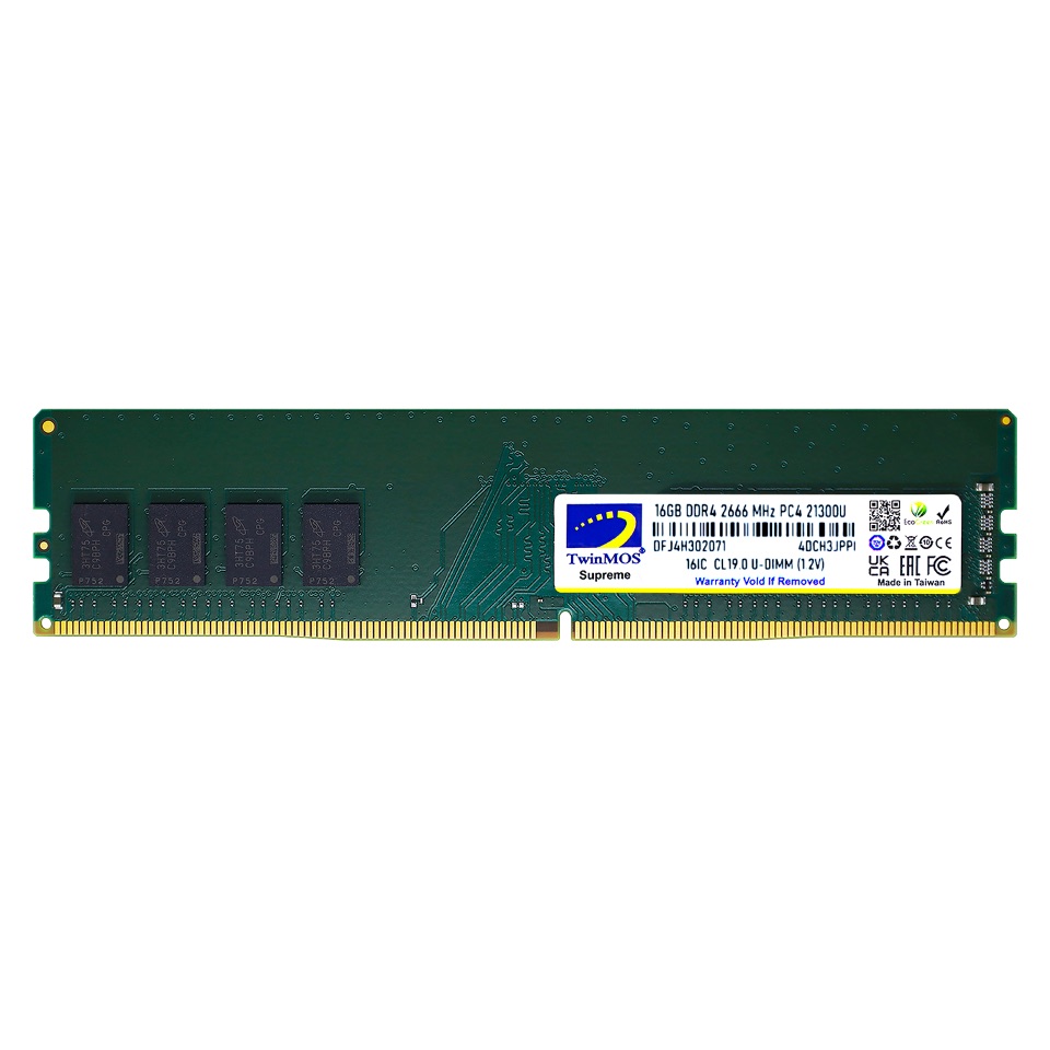 Twinmos 16Gb 2666Mhz Ddr4 Mdd416Gb2666Dwo PC RAM