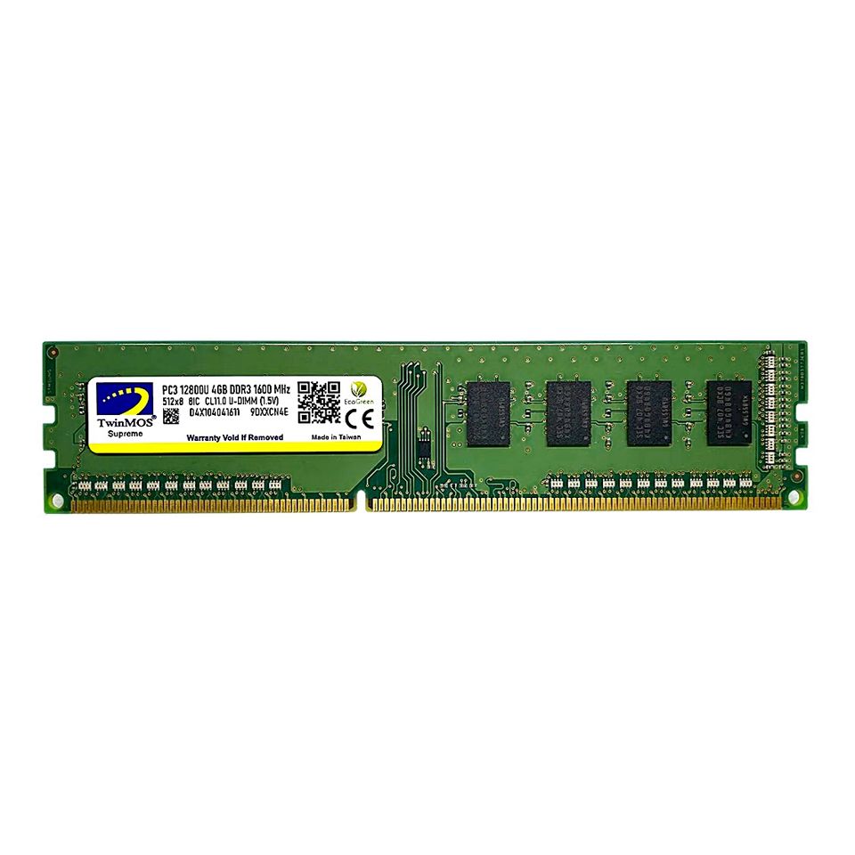 Twinmos 4Gb 1600Mhz Ddr3 1.5V PC RAM Mdd34Gb1600D