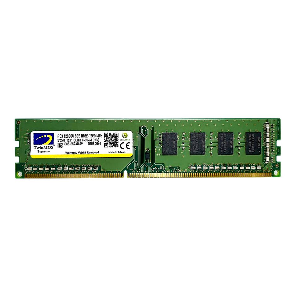 Twinmos 8Gb 1600Mhz Ddr3 1.5V PC RAM Mdd38Gb1600D
