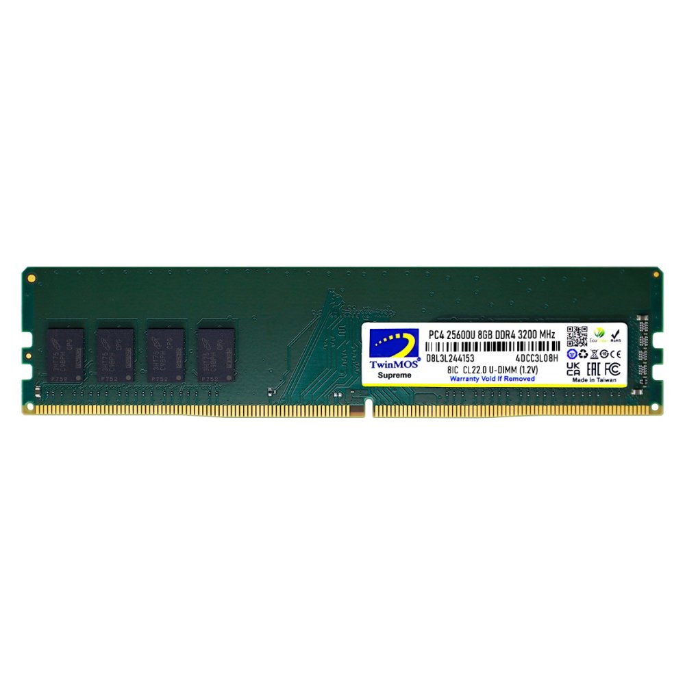 Twinmos 8Gb 3200Mhz Ddr4 Mdd48Gb3200D PC RAM