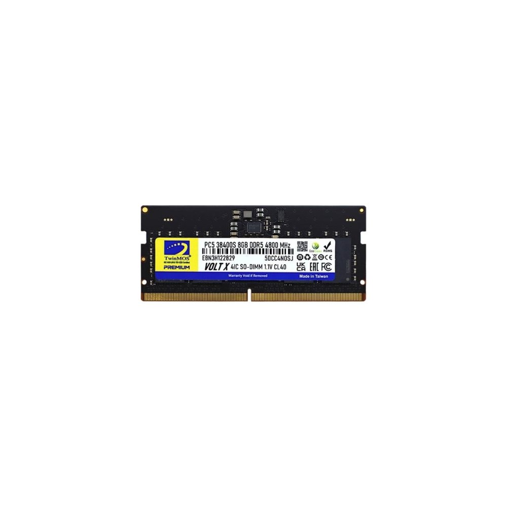 Twinmos 8Gb 4800Mhz Ddr5 Tmd58Gb4800S40 Notebook RAM