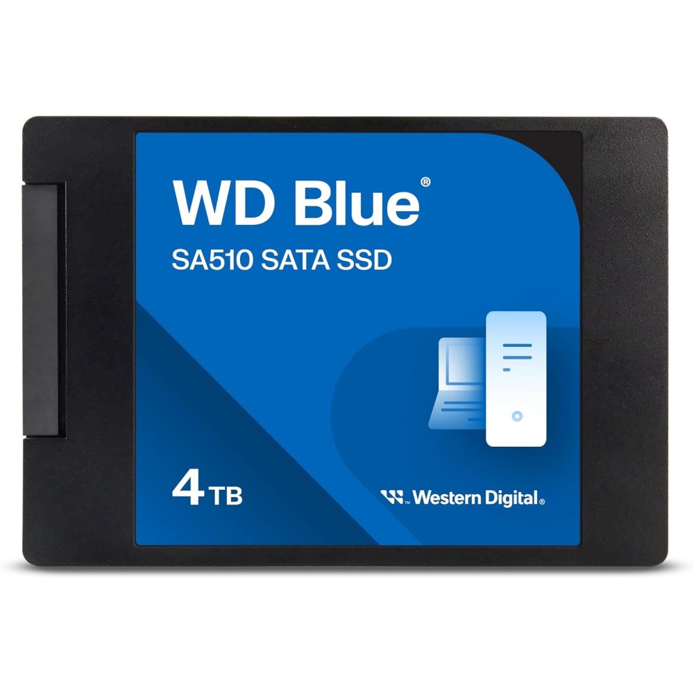 W.digital Wds400T3B0A 4Tb 560/520Mb/S Sata 3.0 SSD Blue
