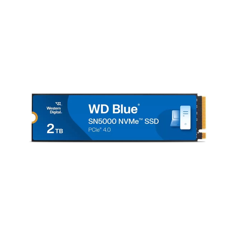 Wd Blue Sn5000 2Tb 5150/4950Mb/S PCie 4.0 Nvme SSD Wds200T4B0E