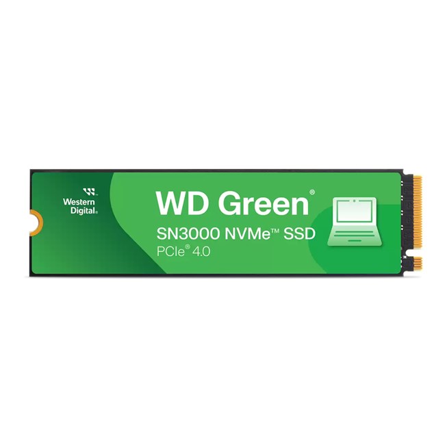Wd Green Sn3000 1Tb 5000/4200Mb/S PCie 4.0 Nvme SSD Wds100T4G0E