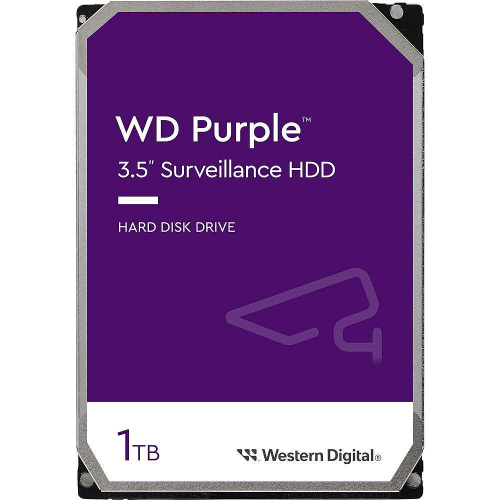Wd Purple 1Tb 5400Rpm 64Mb Sata3 Wd11Purz 7/24 HDD Resmi̇ Di̇sti̇ Garanti̇li̇