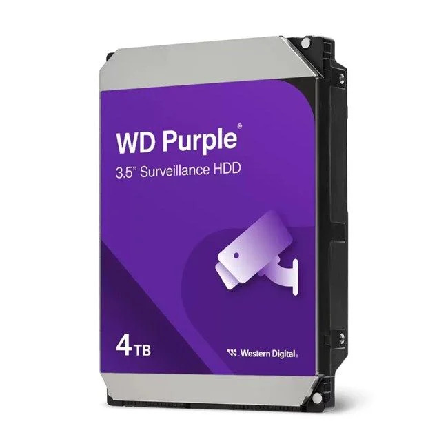 Wd Purple 4Tb 5400Rpm 128Mb Sata3 Wd44Purz 7/24 HDD Resmi̇ Di̇sti̇ Garanti̇li̇