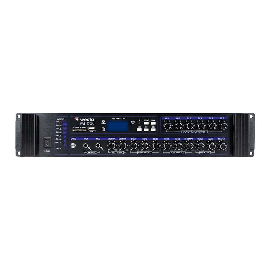Westa Wm-2700U 700W 6 Bölgeli̇ Mixer Amfi̇