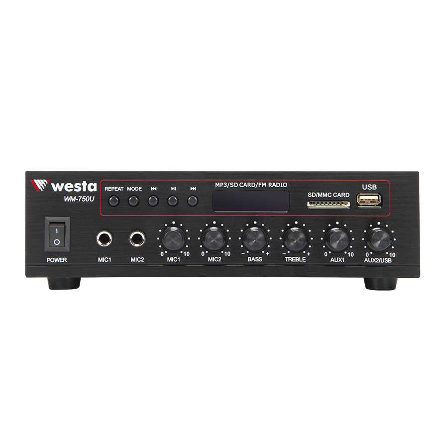 Westa Wm-750U 80W Mixer Amfi