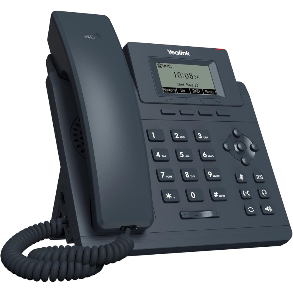Yealink Sip-T30P Si̇yah Poe Ip Telefon