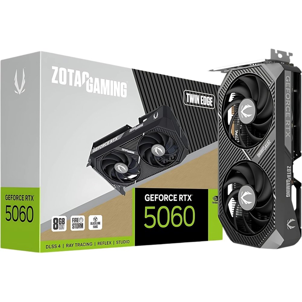 Zotac Zt-B50600E-10M Rtx5060 8Gb Ddr7 128Bit 3Xdp/1Xhdmi